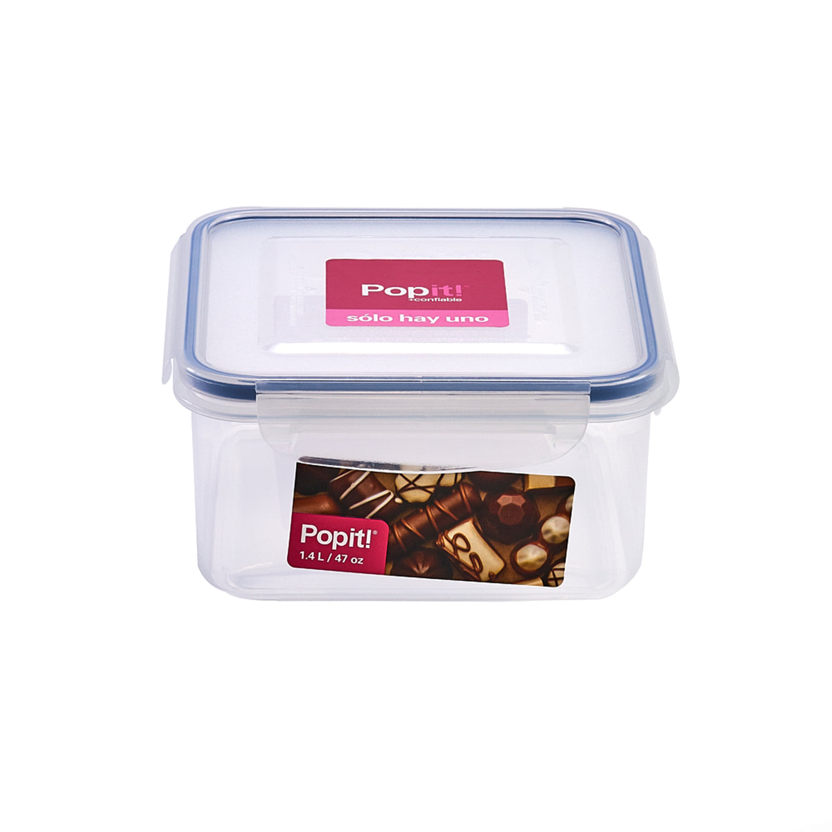 Caja Plástica de 165 x 165 x 83 mm 1.4 lts